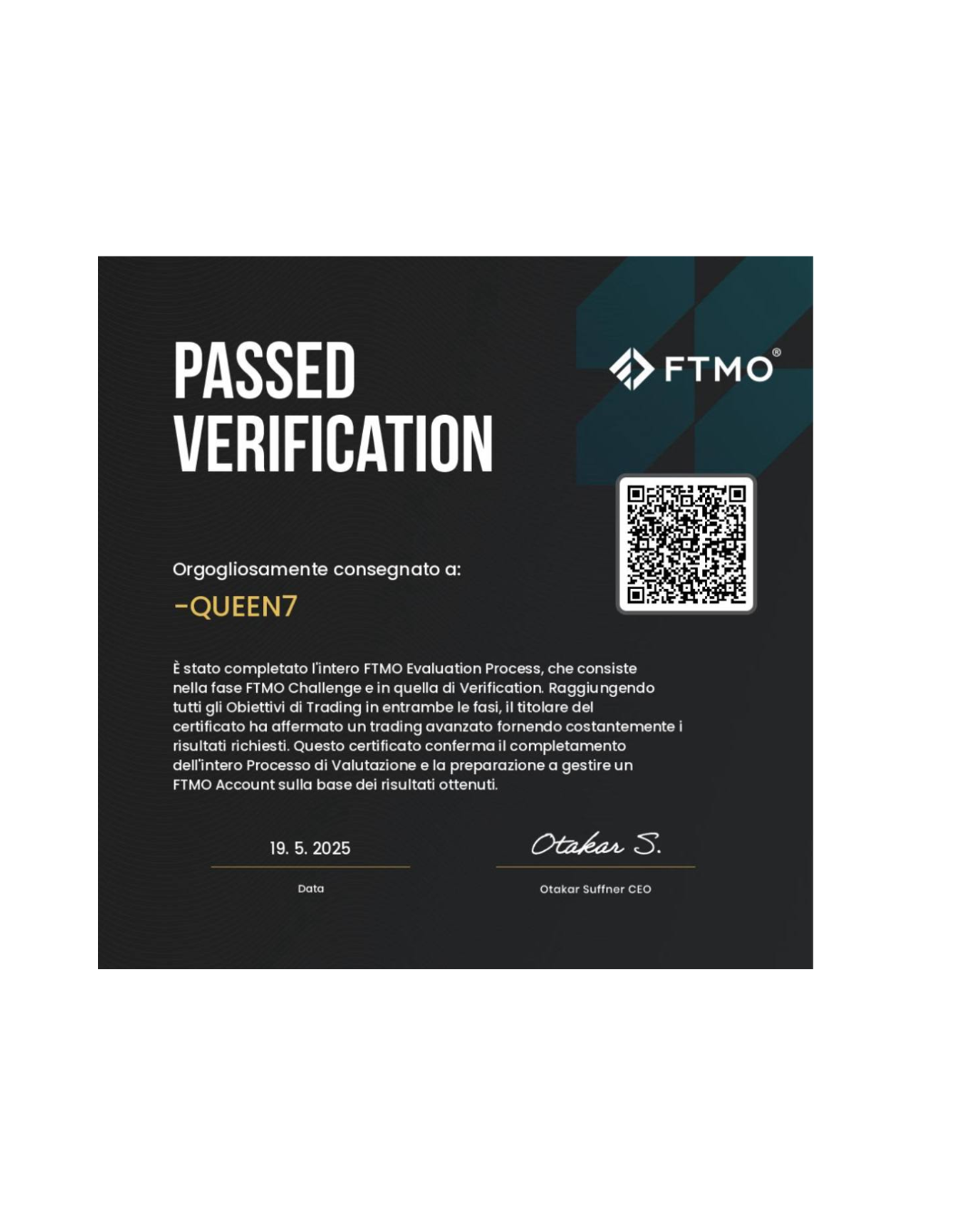 Certificato cliente #3