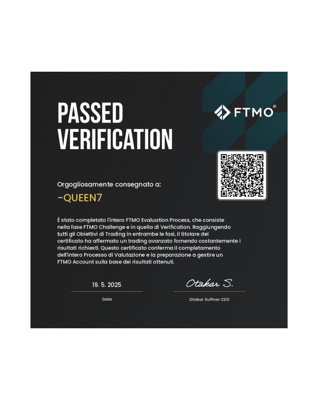 Certificato cliente #2