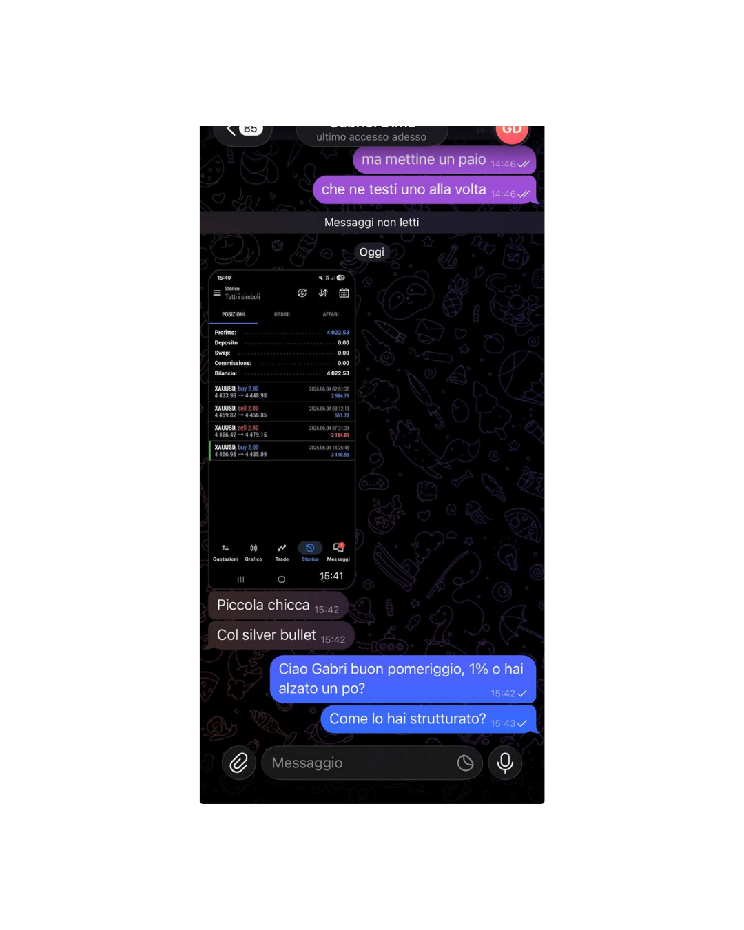 Risultato cliente 3